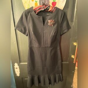 Banana Republic knee length dress black size 10 nwot